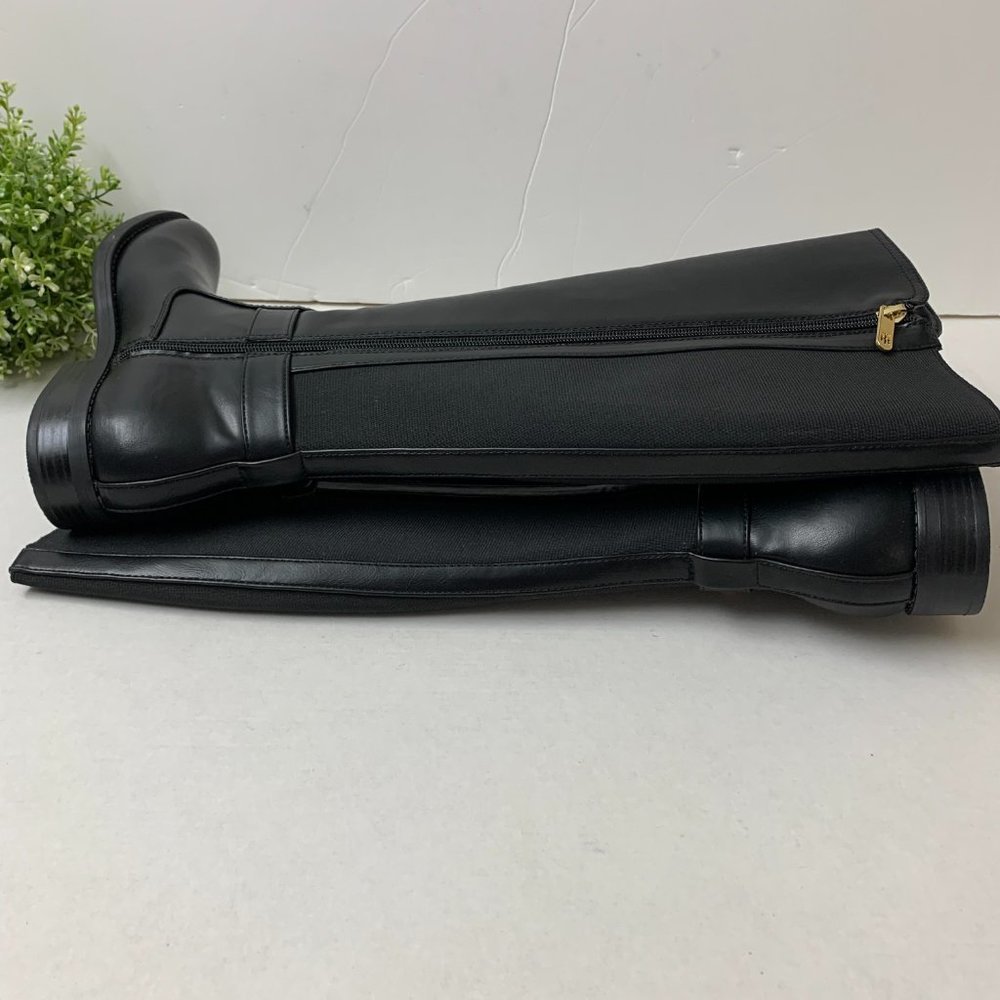Tommy Hilfiger Suprem2 Tall Riding Boot Black - Picture 4 of 14